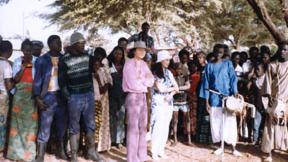 アフリカ、セネガルでのテレビ収録(1982年)